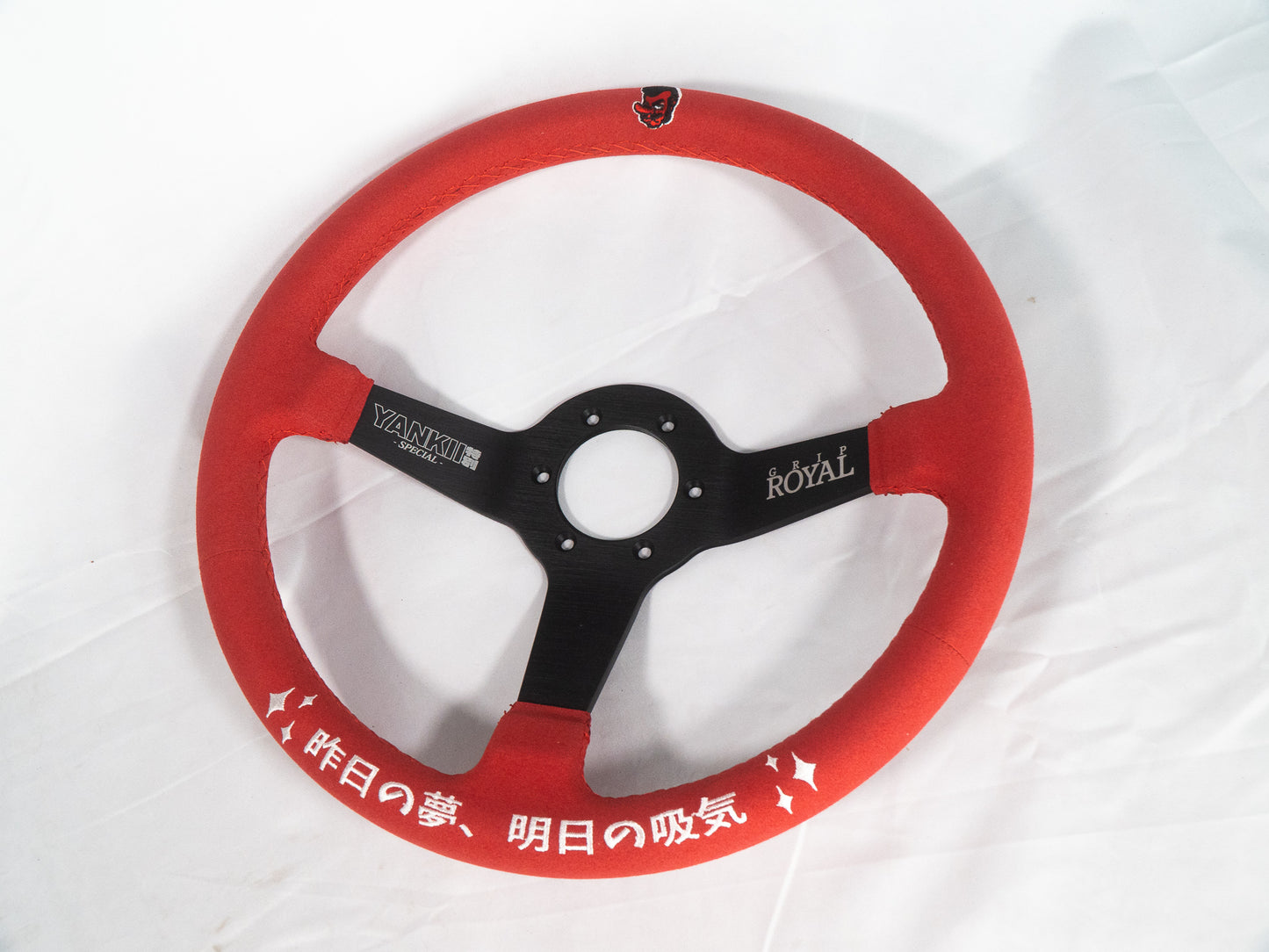 Yankii special x Grip Royal Red suede wheel