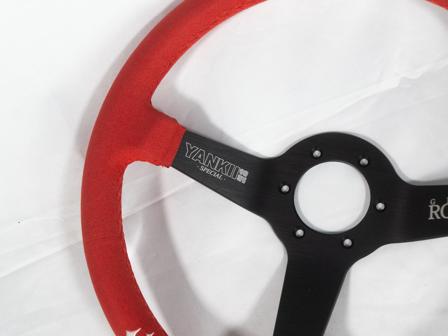 Yankii special x Grip Royal Red suede wheel