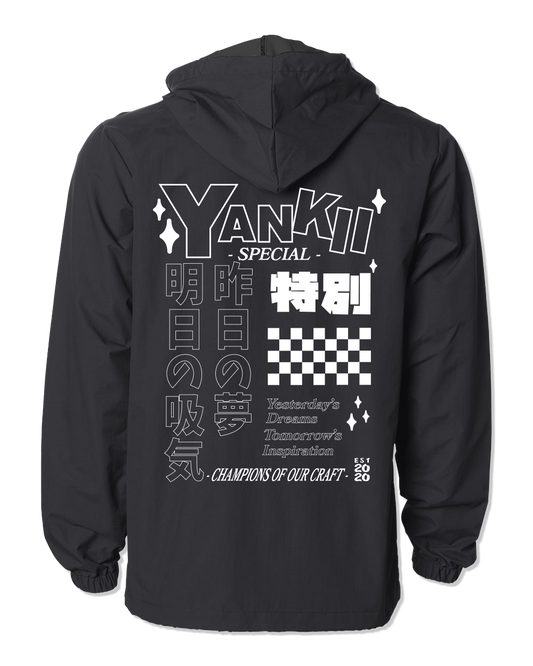Yankii Champion Windbreaker - Black (PRE-ORDER)
