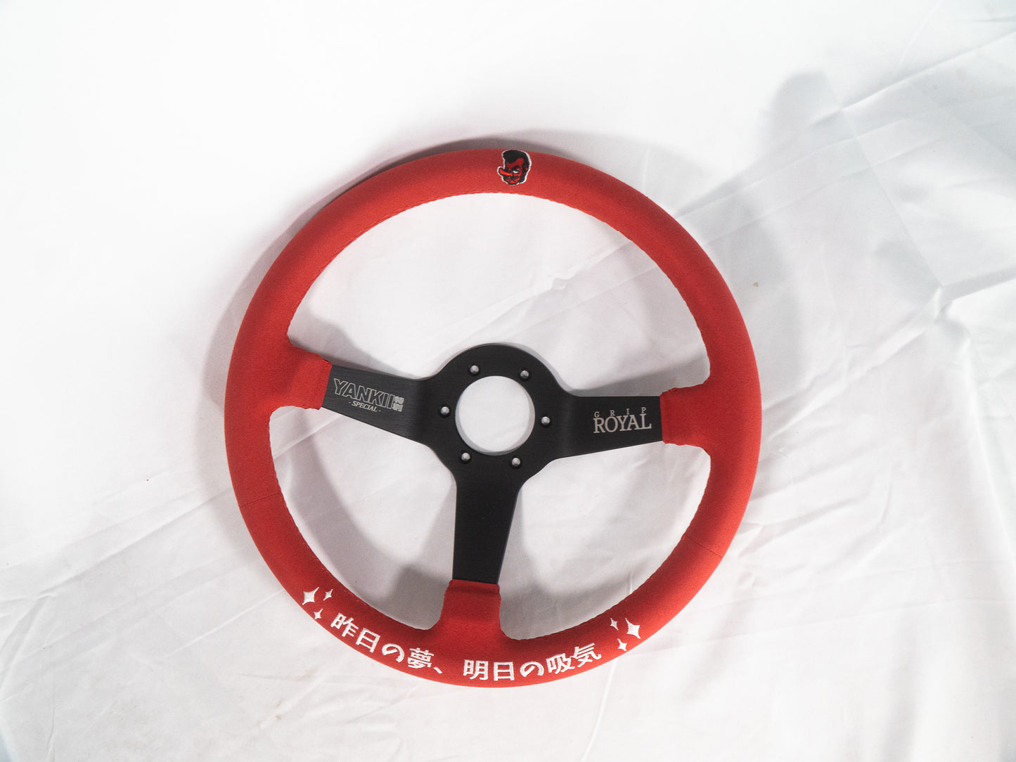 Yankii special x Grip Royal Red suede wheel