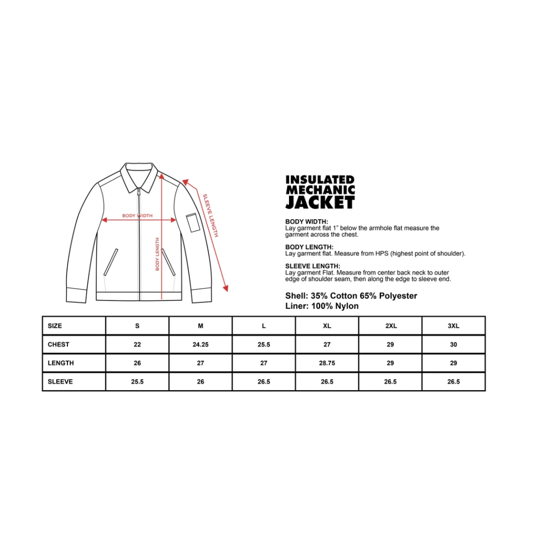 Insulated Mechanic Jacket