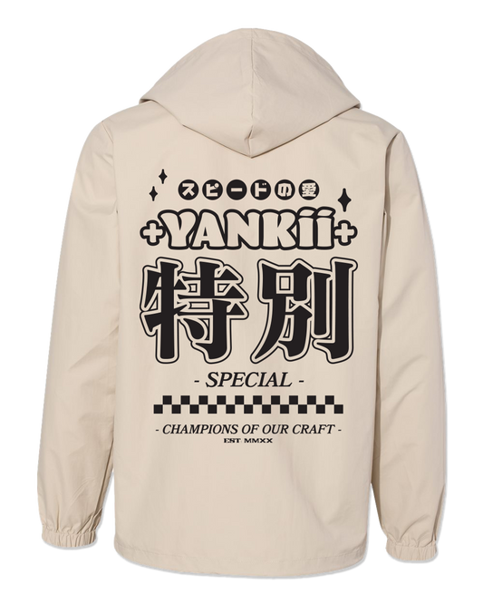 Yankii Champion Windbreaker - Khaki (PRE-ORDER)