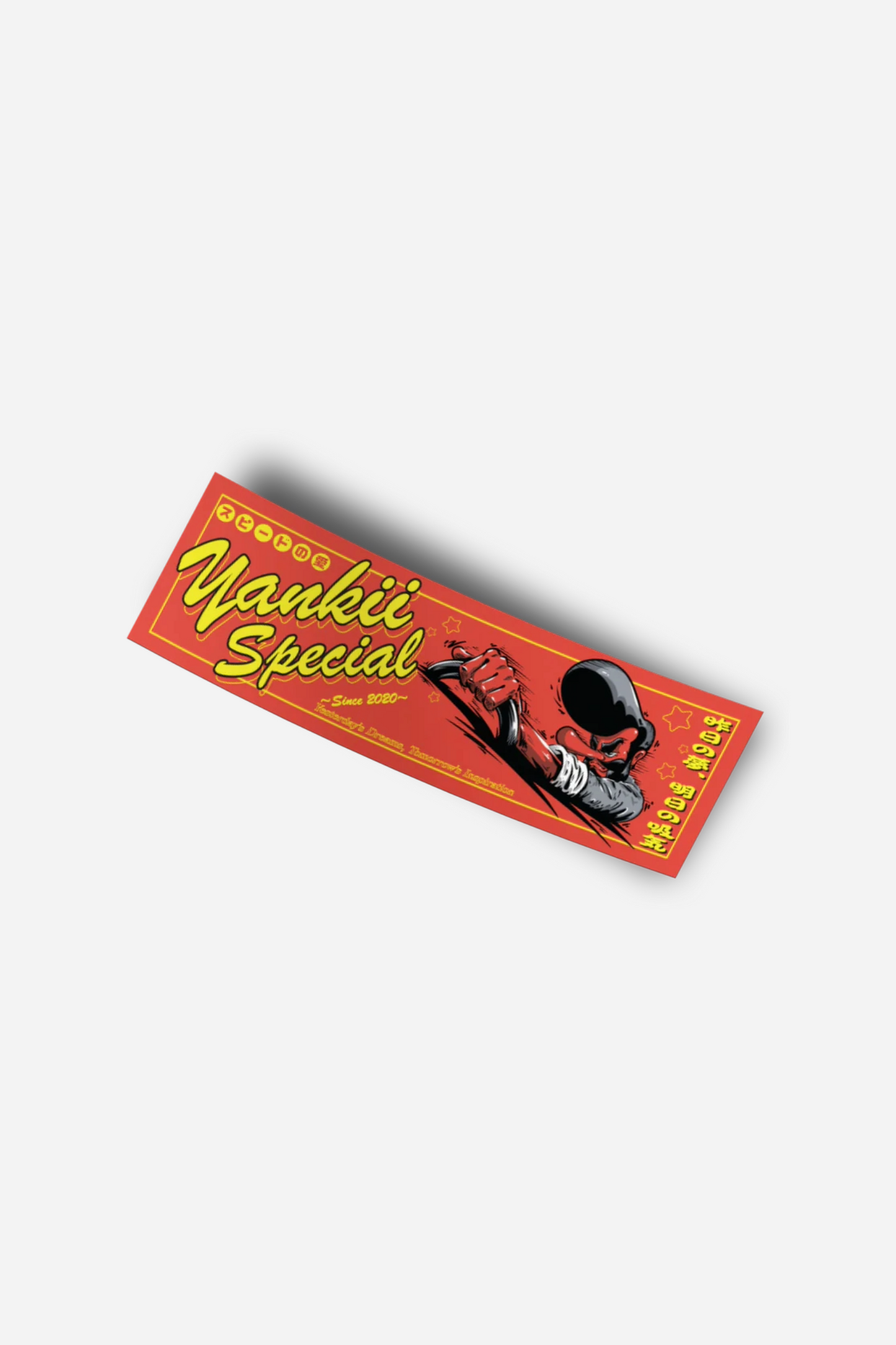 Red Driver Slap Sticker