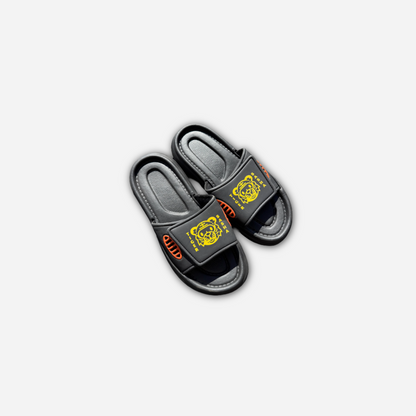 Tiger Sasha Slides - Black / Orange