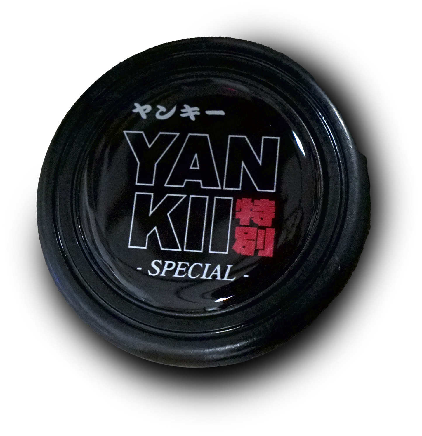 Yankii Special x Grip Royal Black leather wheel